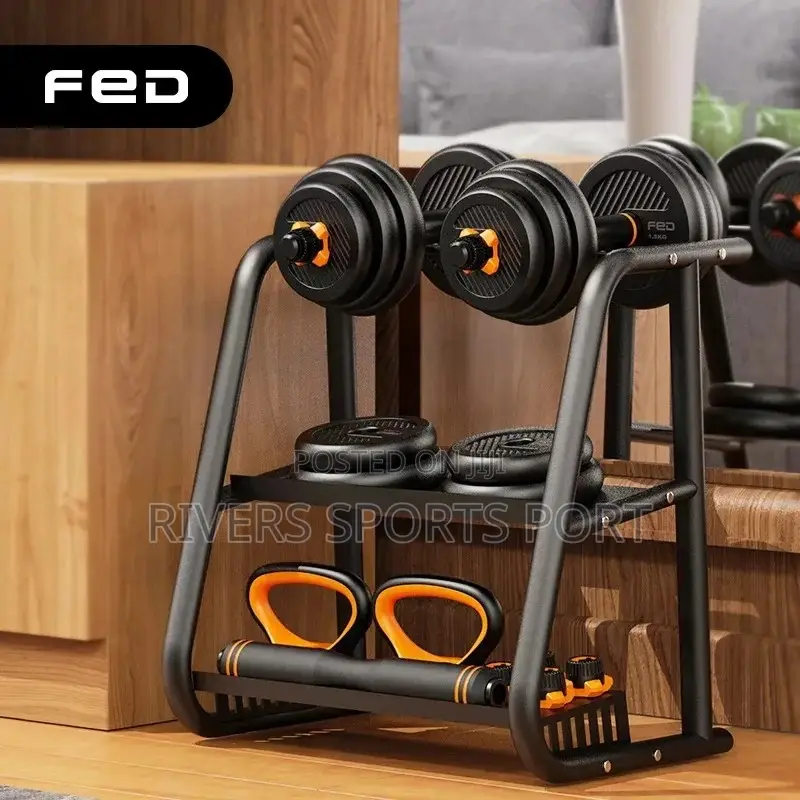 50kg 4in1 Weight Set. Dumbbell, Barbell, Kettlebell Pushup