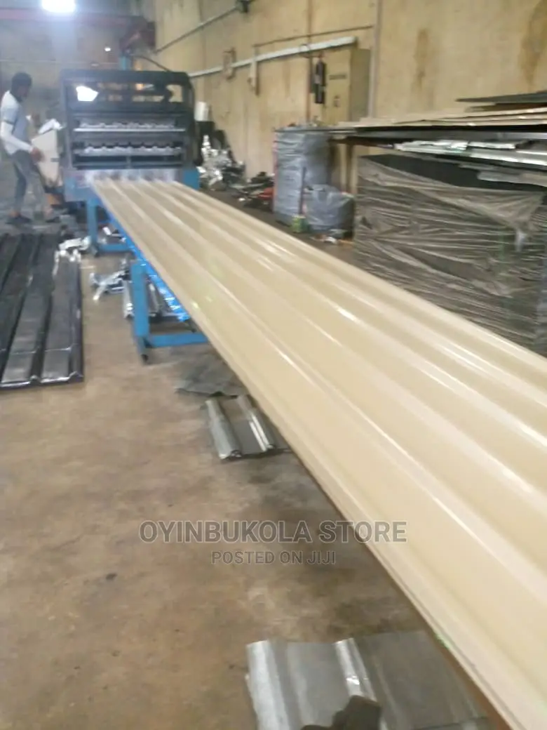 Cream Coloured Aluminum Roofing Sheet