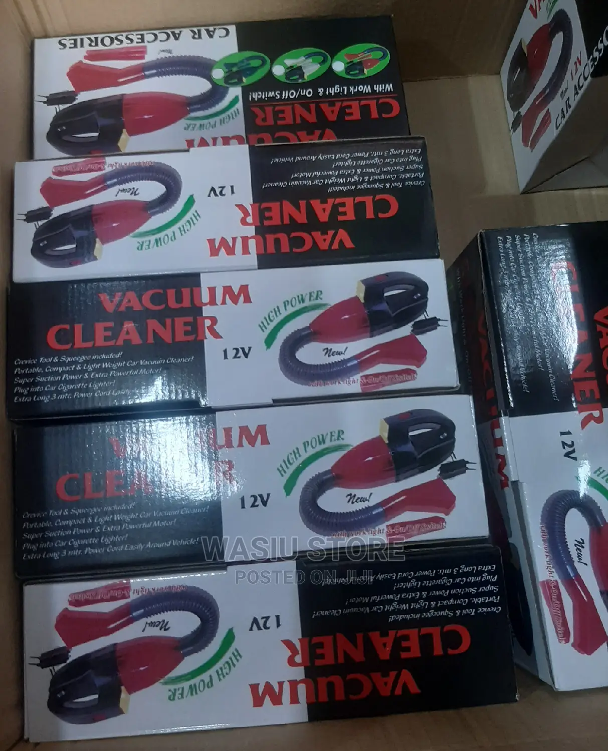 Car Vacuum Cleaner With Worklight Switch
