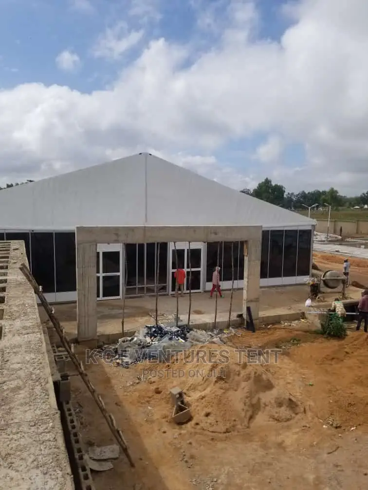 20x50m Marquee Built and Installed in Jos Nigeria 4 Events