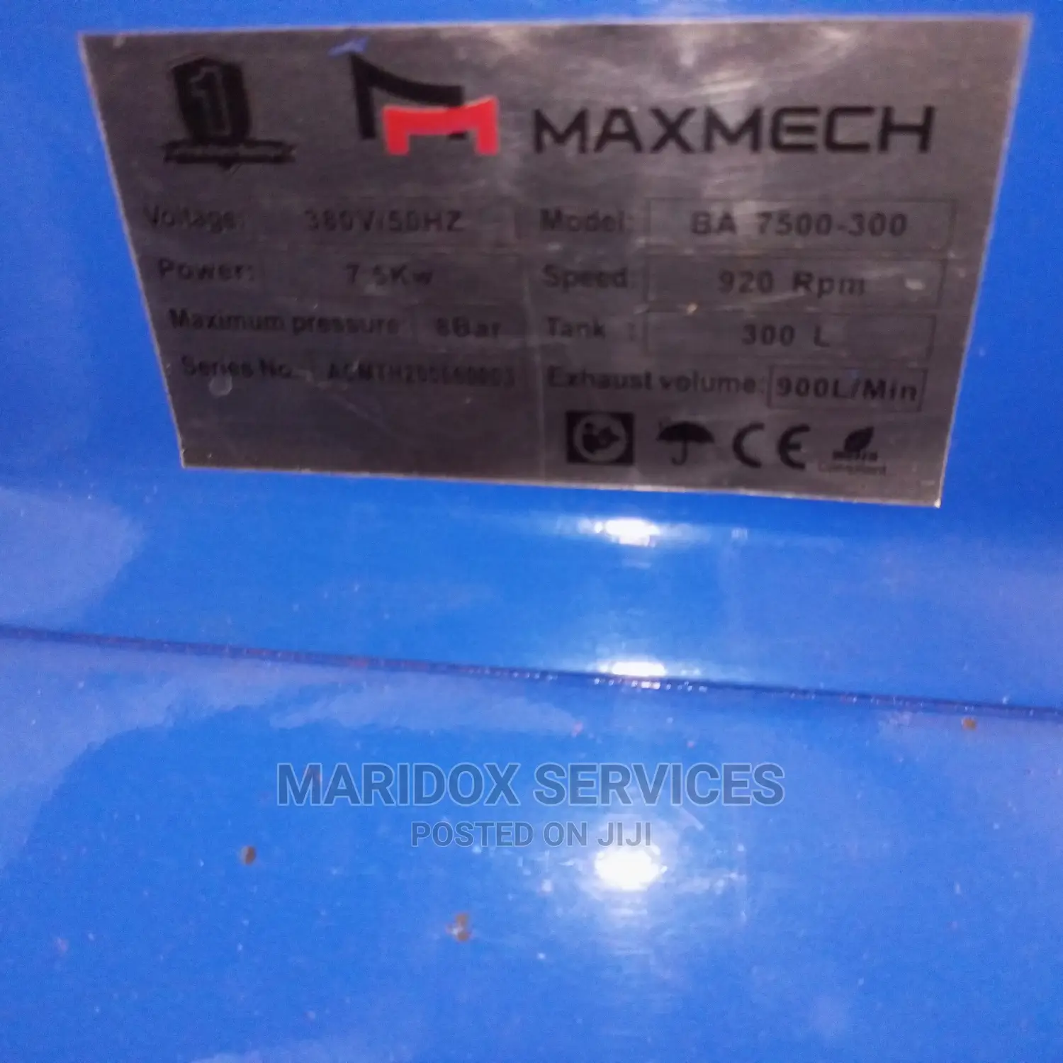 Air Compressor 300ltrs Electric