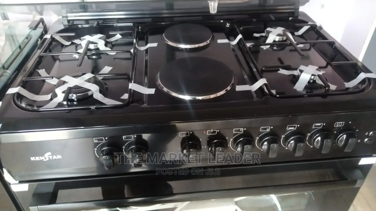 Kenstar Gas Cooker With 4 Gas Burners and 2 Hotplates