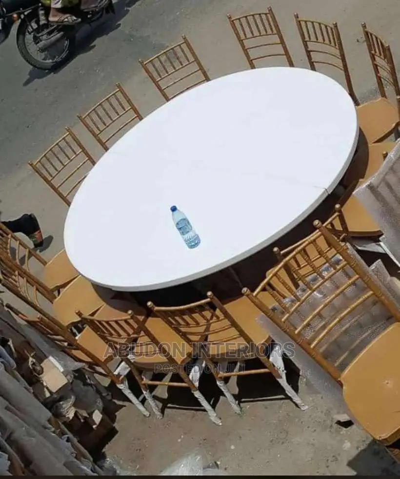 White Outdoor Table