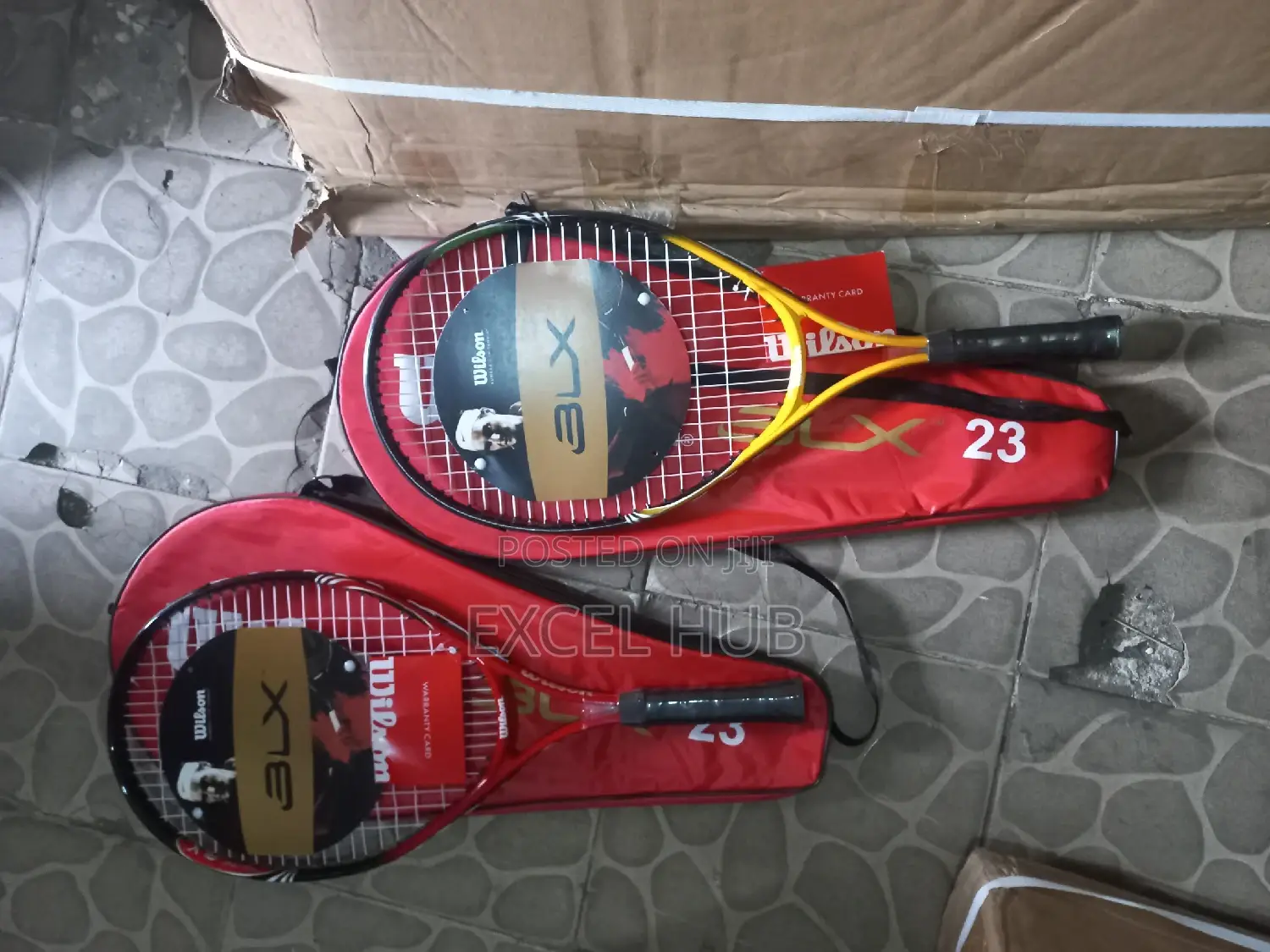 Junior Lawn Tennis Racket Red