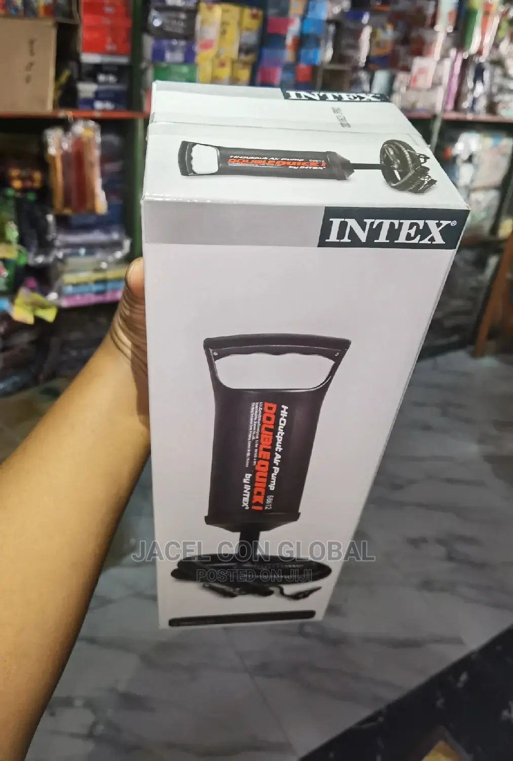 Manual Hand Pump for Inflatable Swimming Pools and Air Beds