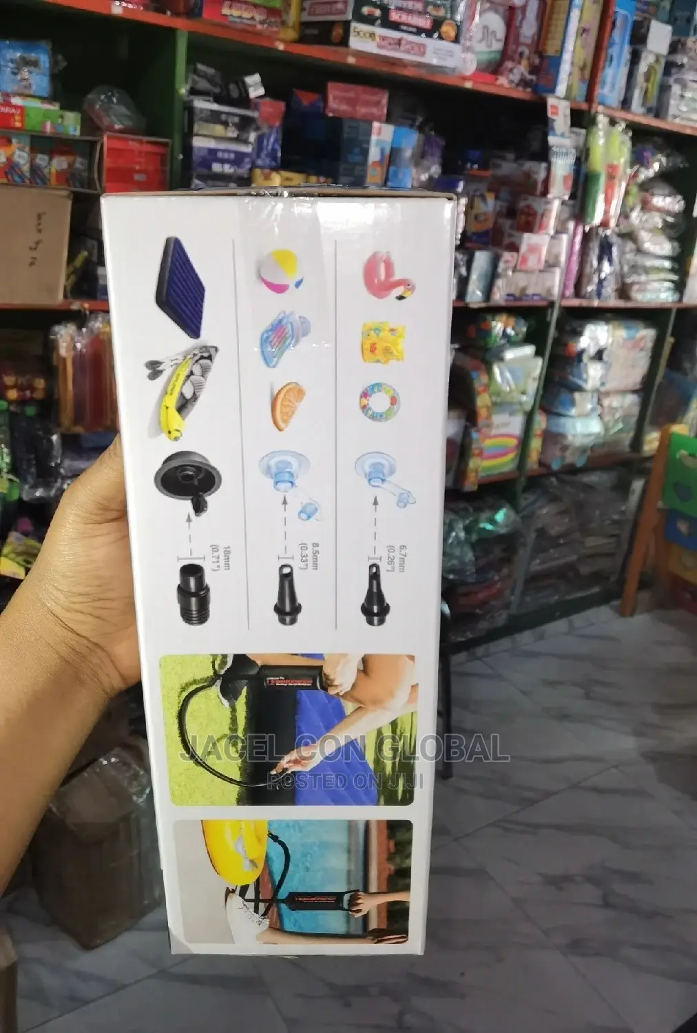 Manual Hand Pump for Inflatable Swimming Pools and Air Beds