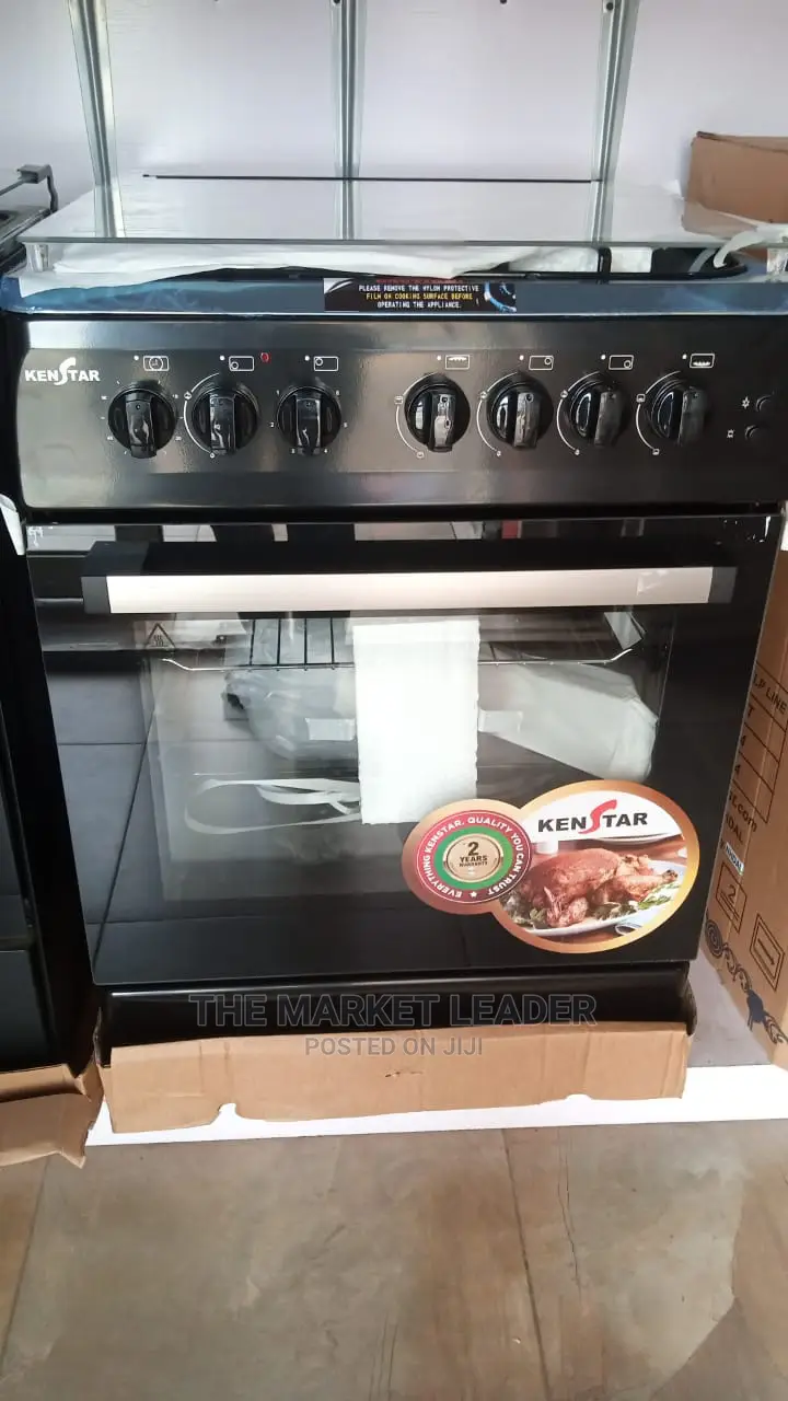 Kenstar 60x60 Standing Oven 3 Gas Hobs + 1 Hotplate