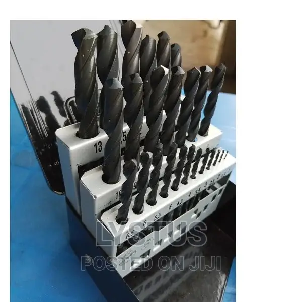 WELU Germany (25 Piece) 1-13 X 0.5mm HSS-R DIN 338 Metal Dri