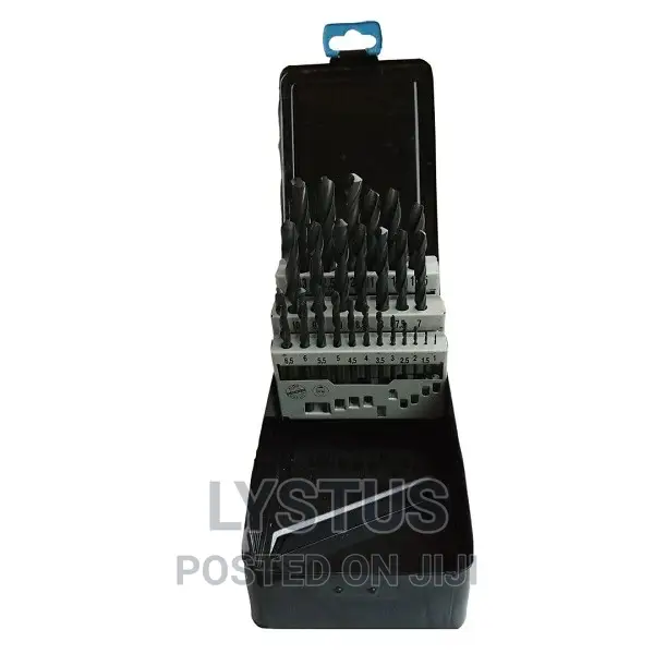 WELU Germany (25 Piece) 1-13 X 0.5mm HSS-R DIN 338 Metal Dri