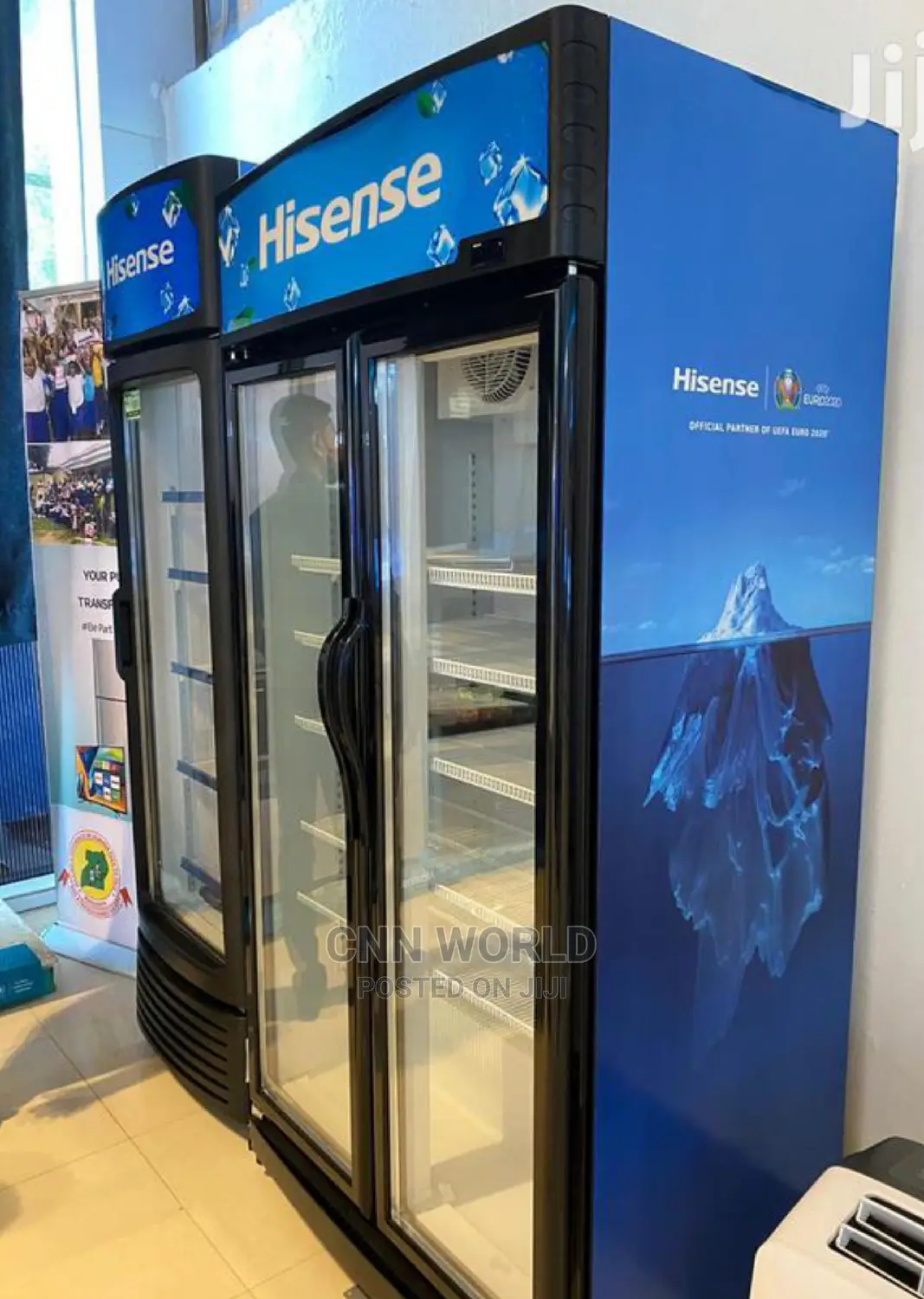 Hisense Fc-99 Showcase Chiller Fridge 758l Black Color