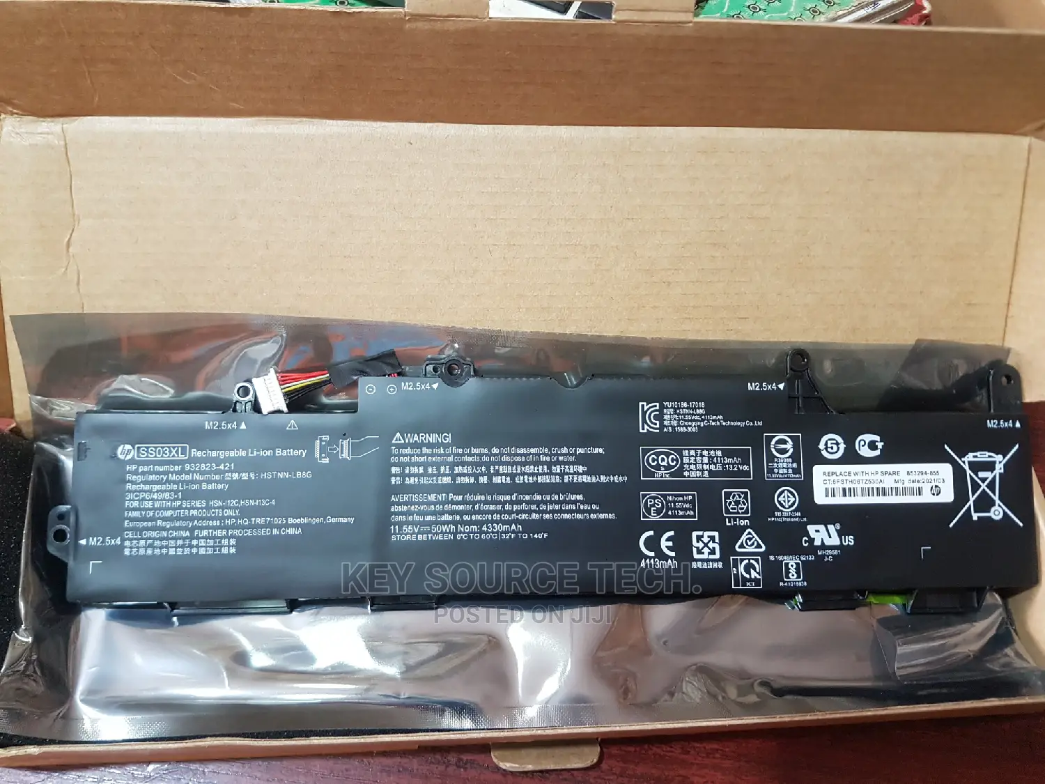 Hp Ss03xl Battery for Hp Elitebook 740 745 830 840 G5 G6 Original