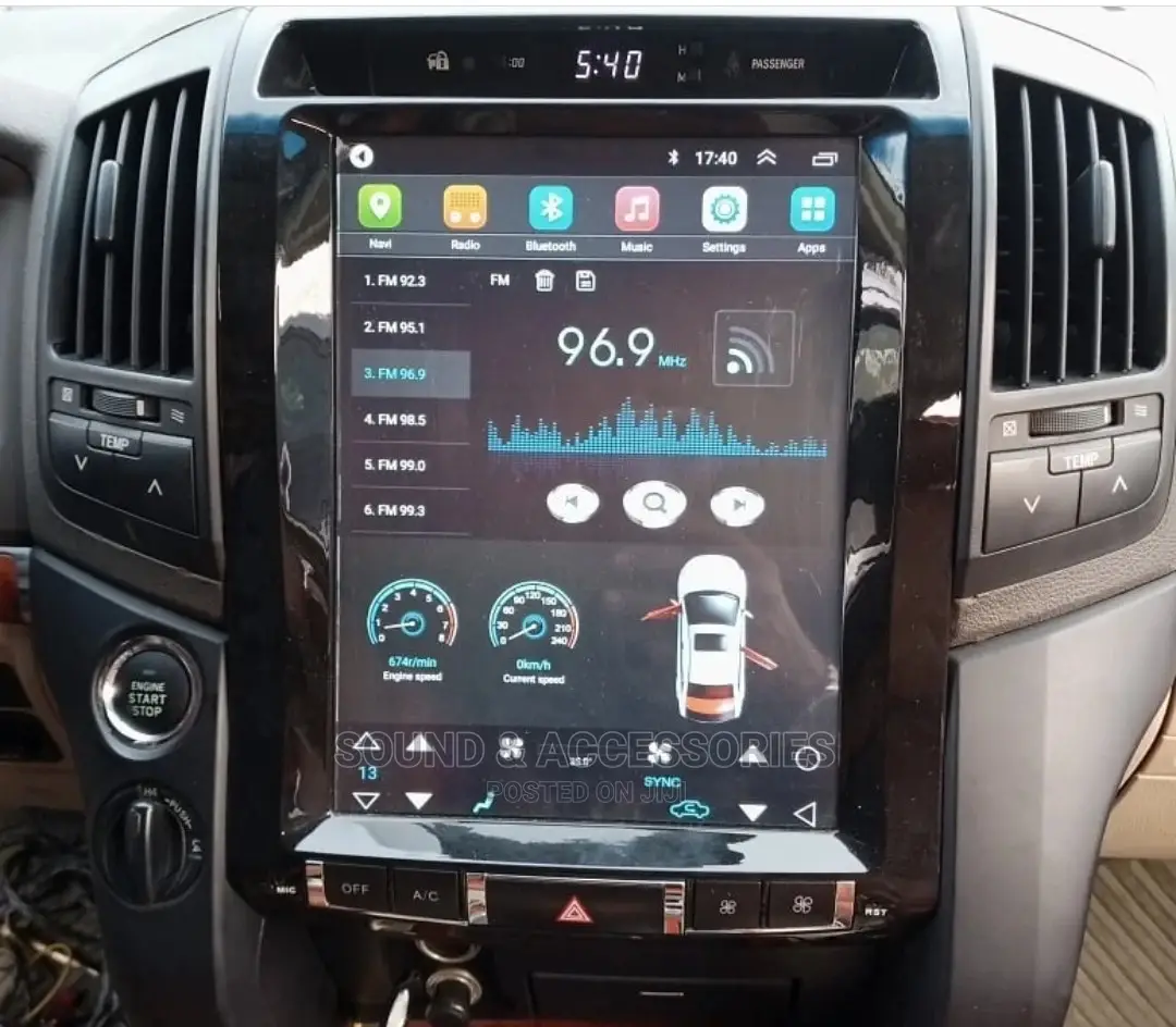 Toyota Landcruiser 2008-15 Tesla Android GPS Navigation Syst