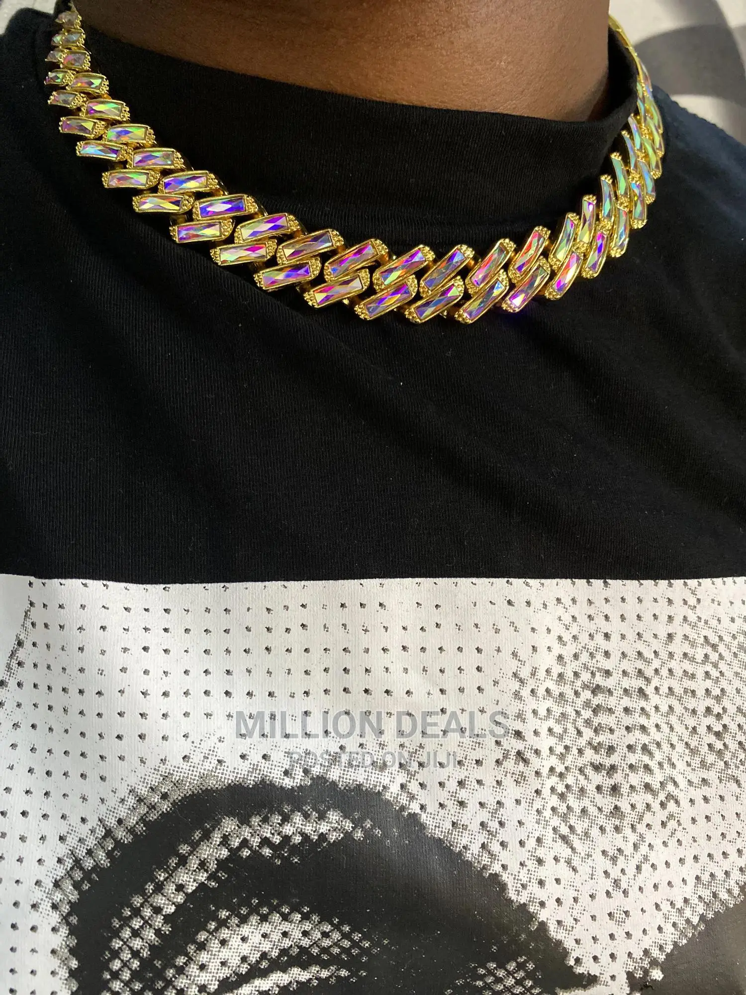 Men’S Unique Choker Necklace Gold