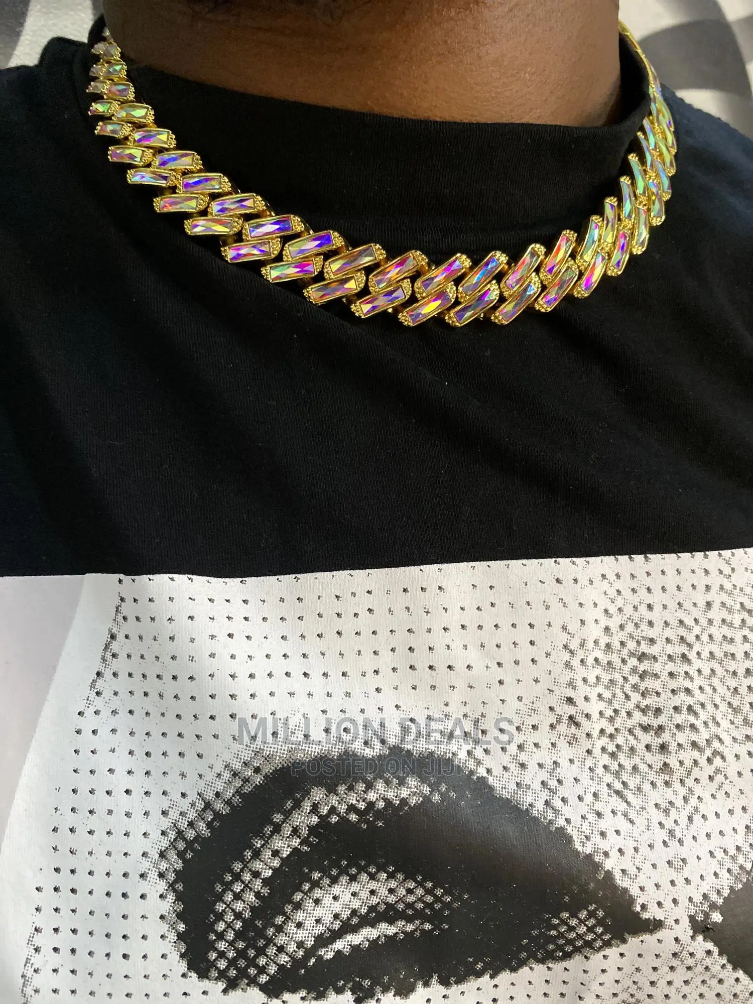 Men’S Unique Choker Necklace Gold