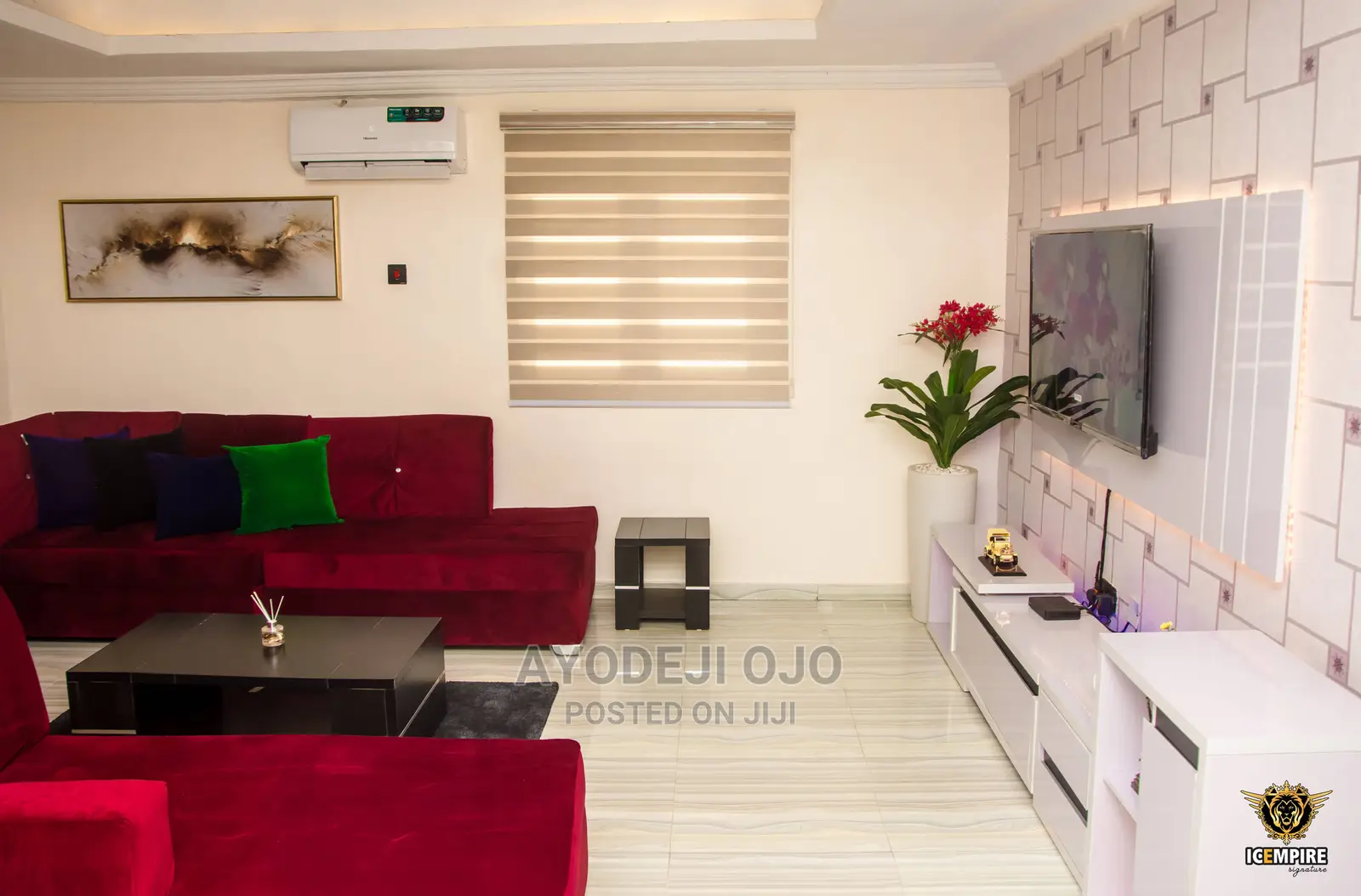 Icempire Shortlet Piose: 2 Bedroom Apartment With a Pool