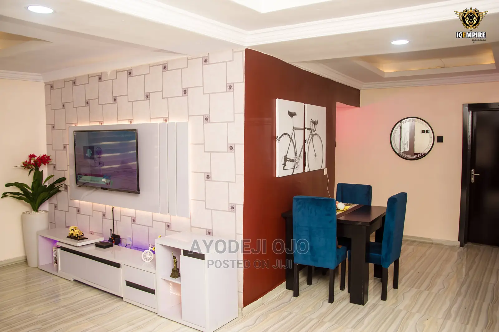 Icempire Shortlet Piose: 2 Bedroom Apartment With a Pool