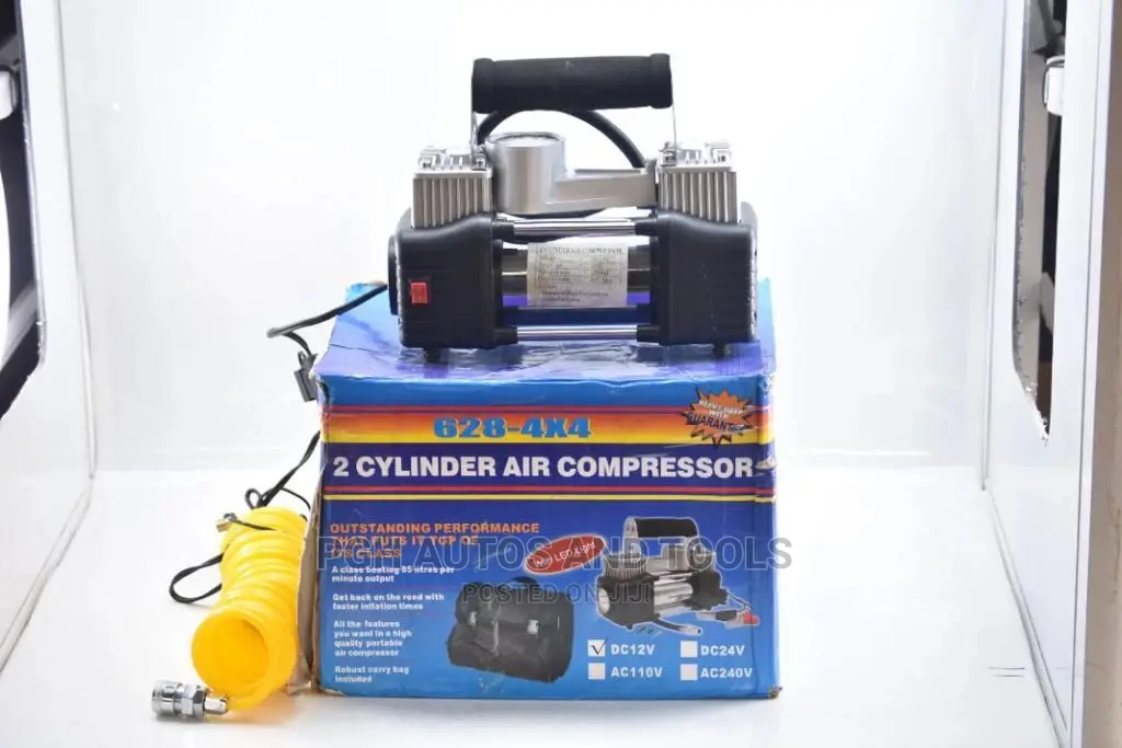 Double Cylinder Tyre Air Compressor