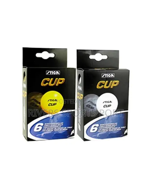 STIGA CUP Table Tennis Ball ( Original ) 6 in 1