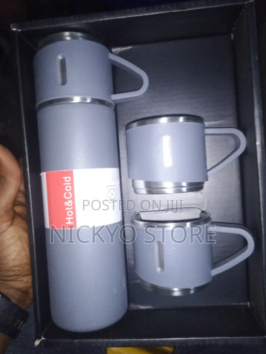 Stainless Steel Thermo Vacuum Insulated Bottle With Cup