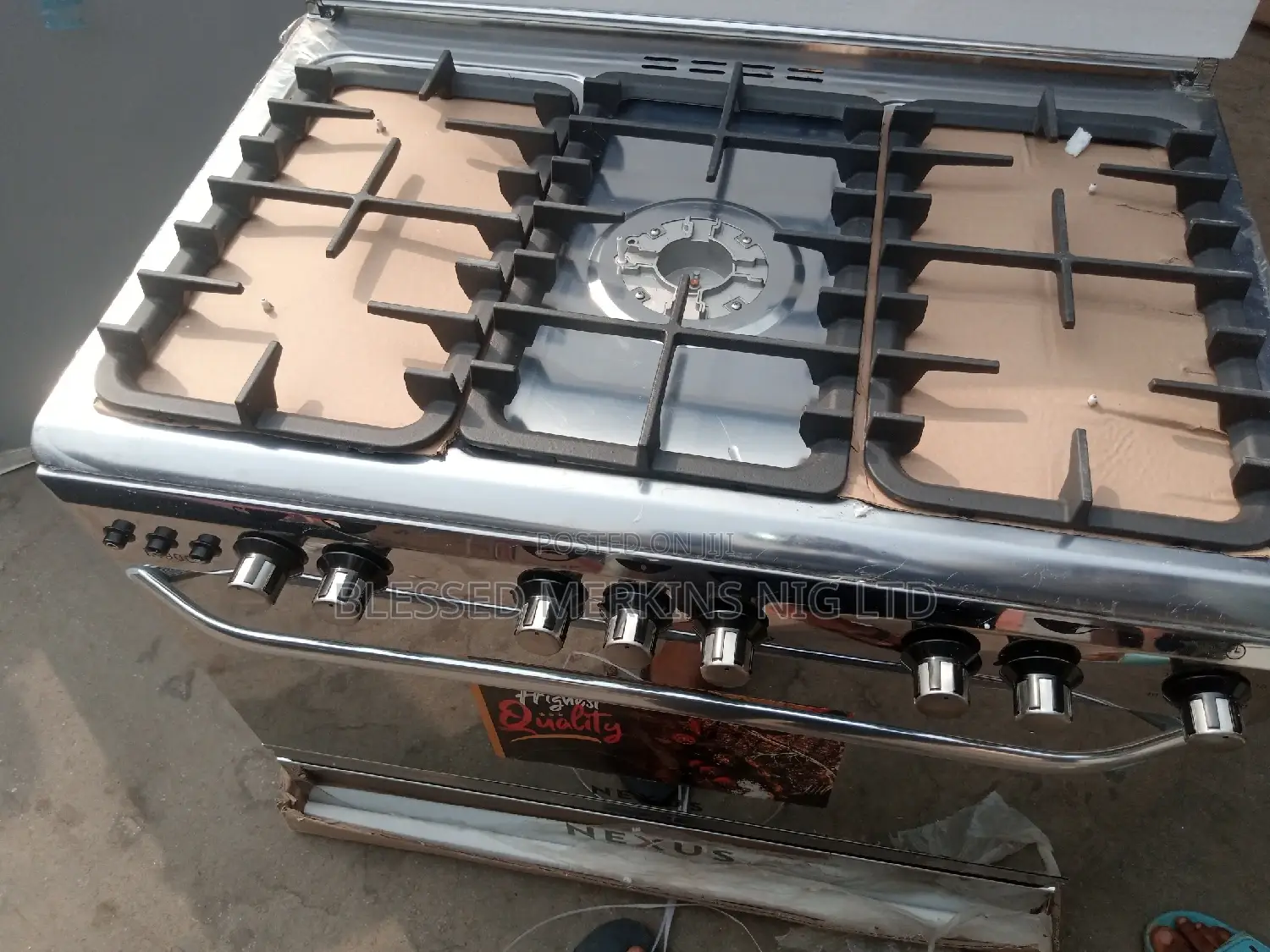 Nexus Standing Gas Cooker 5 Burners All Gas