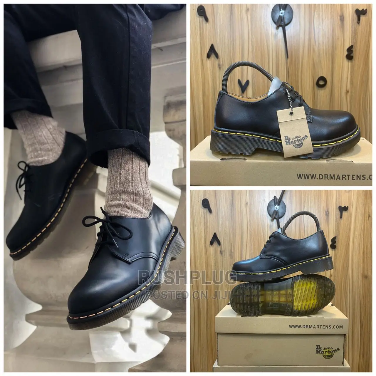 DR. Martens 1461 Smooth Leather Oxford Shoes ‘Black