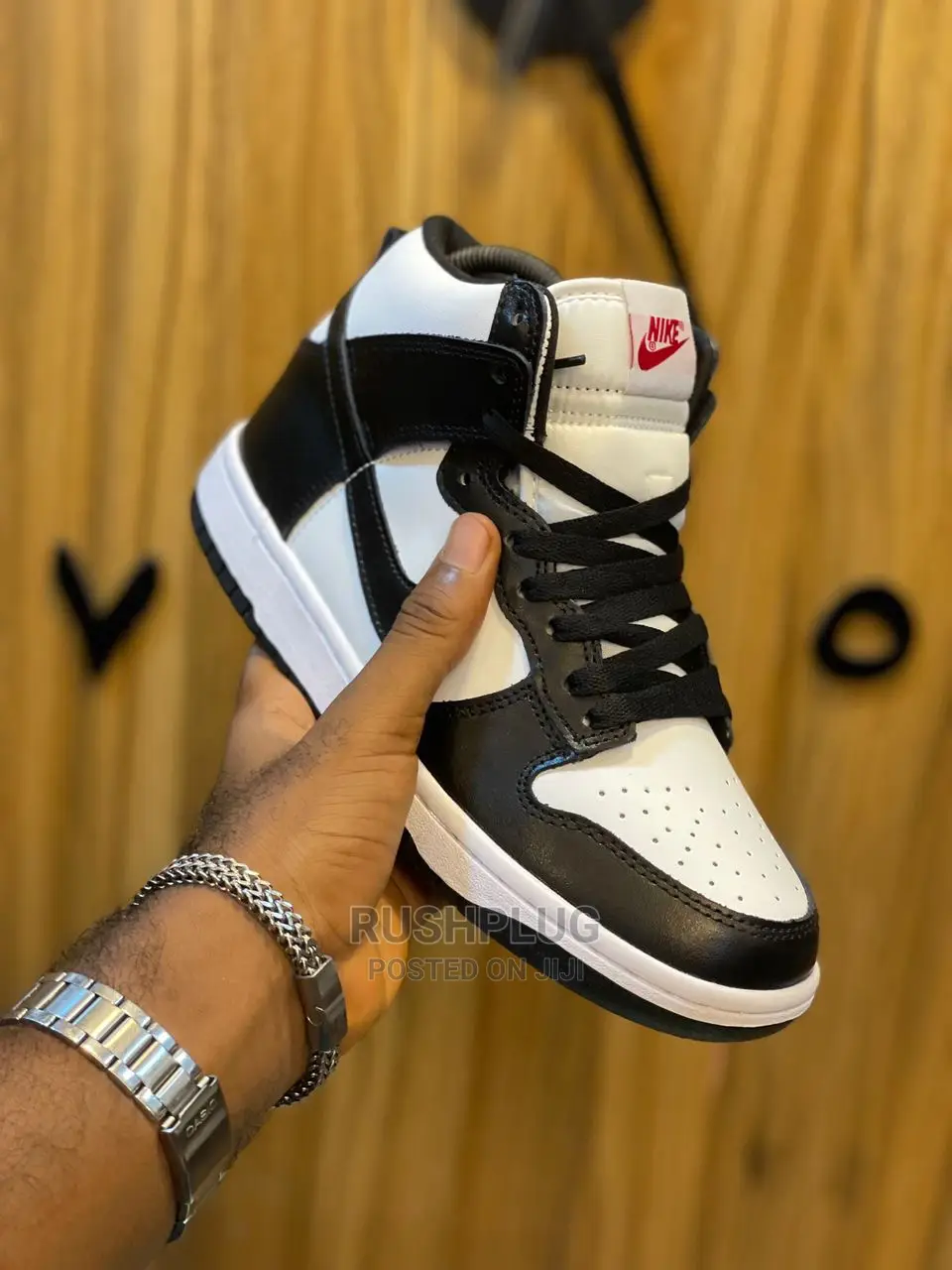 Nike Dunk High Black White