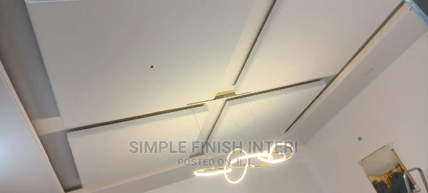 Pop Ceiling Design An Wall Screeding