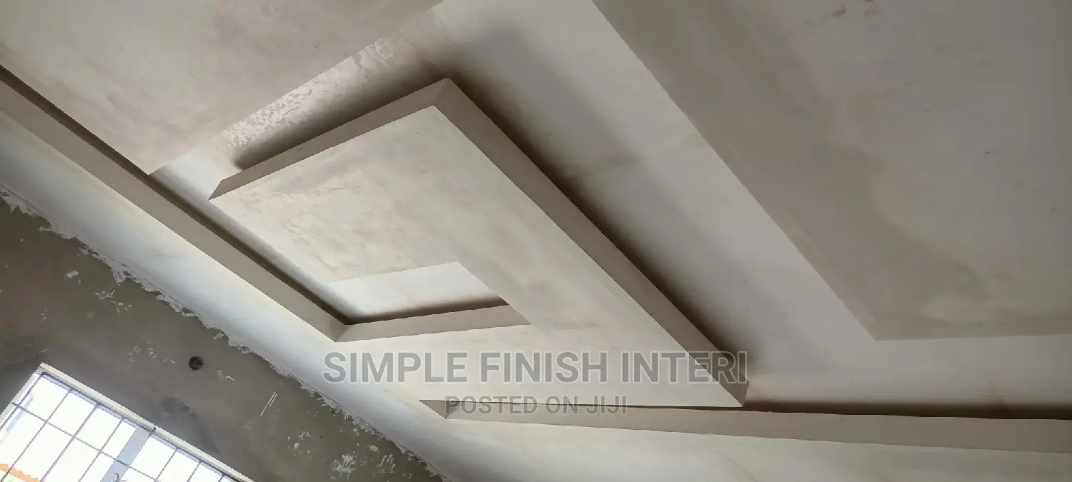 Pop Ceiling Design An Wall Screeding