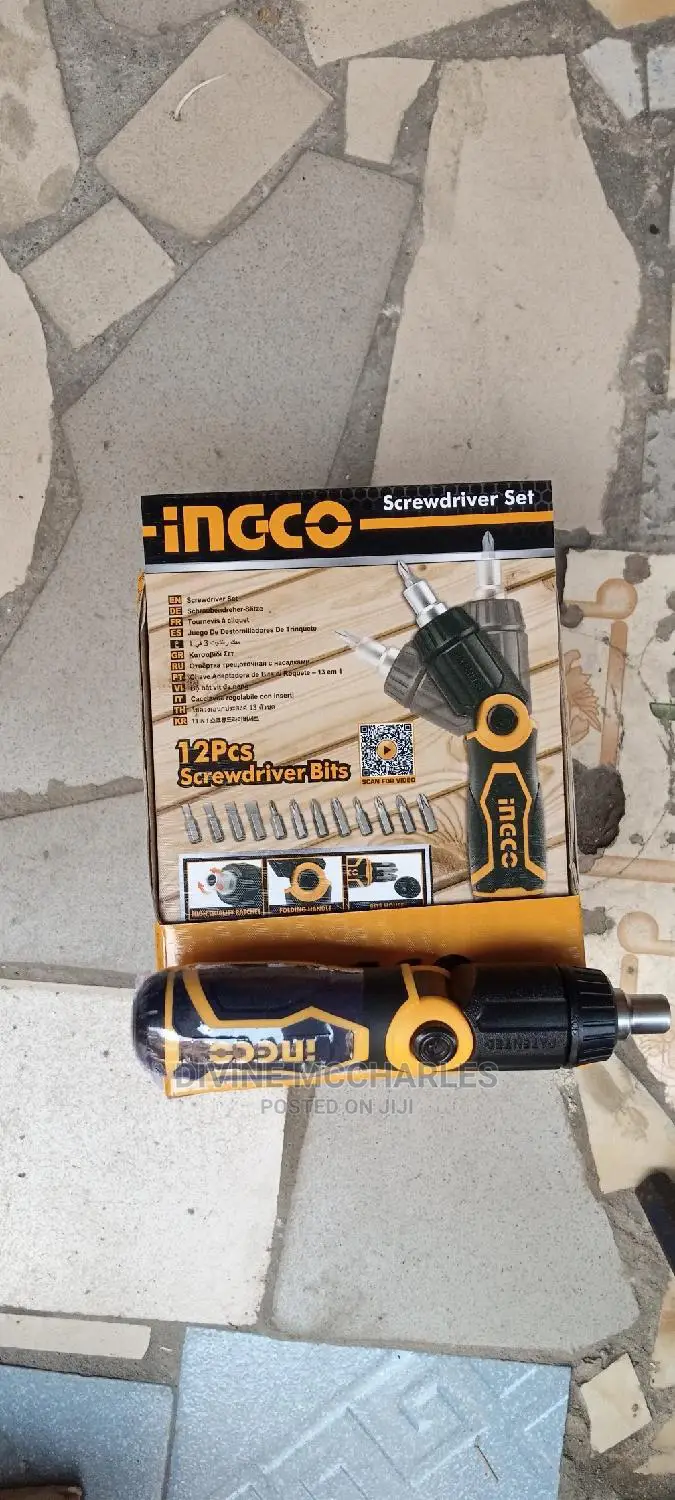 13pcs INGCO PRODUCT Reversible Ratchet Screw Driver Set