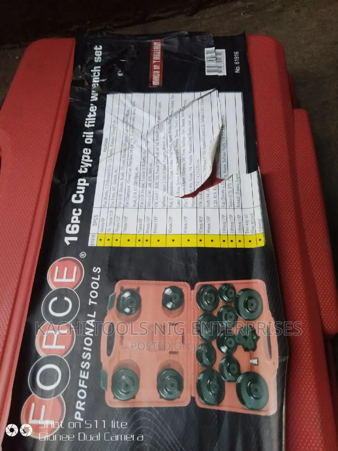 Oil Filter Cups Wrench Set 16pes