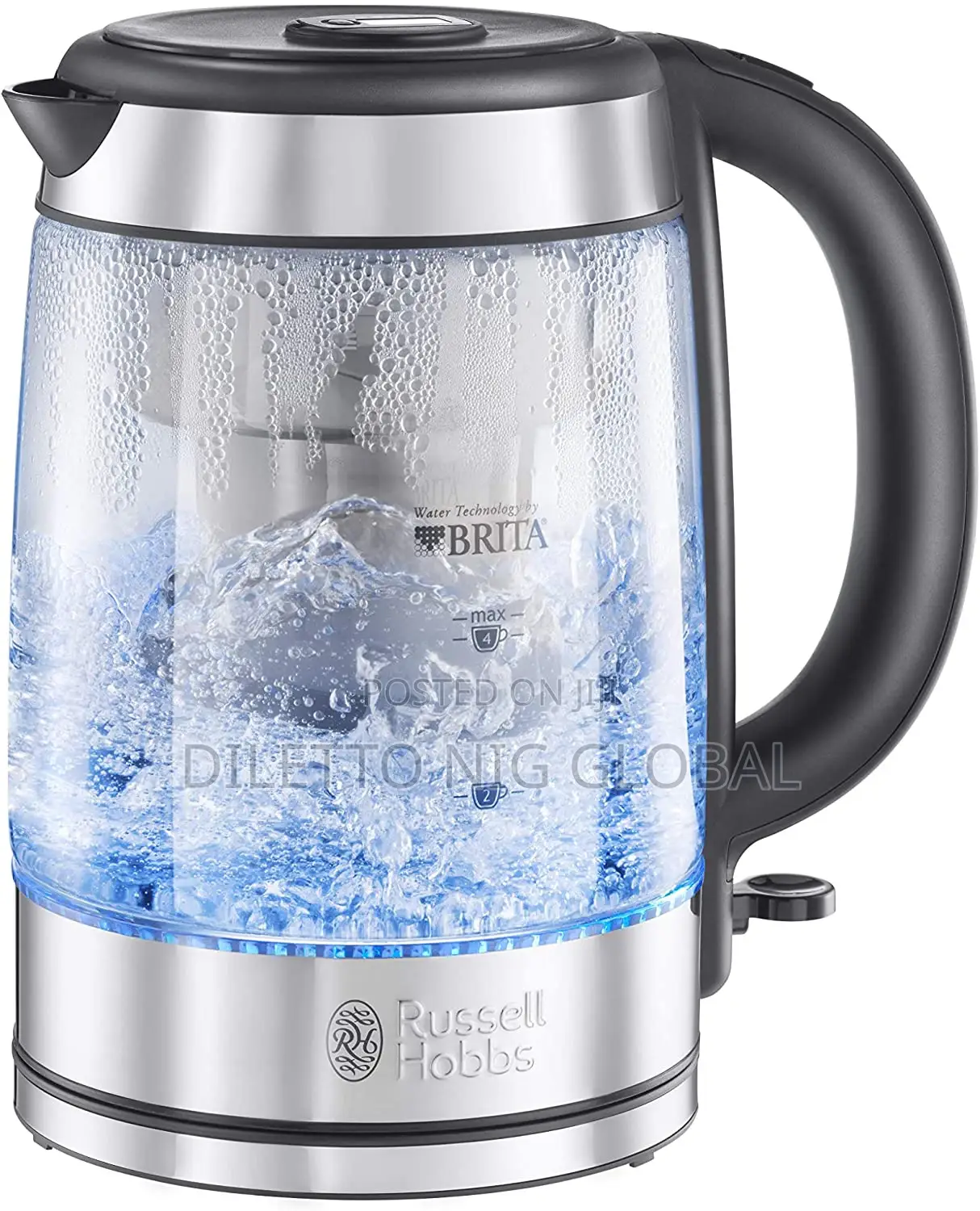 Russell Hobbs Brita Purity Glass Filter Kettle