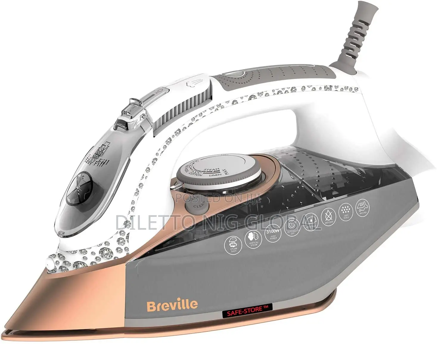 Breville Vin401 Diamondxpress Steam Iron 3100w