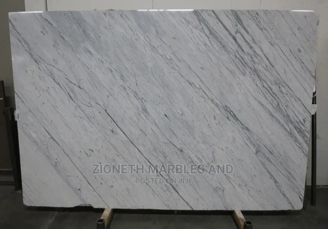 Italian Antonio White Marble Slab