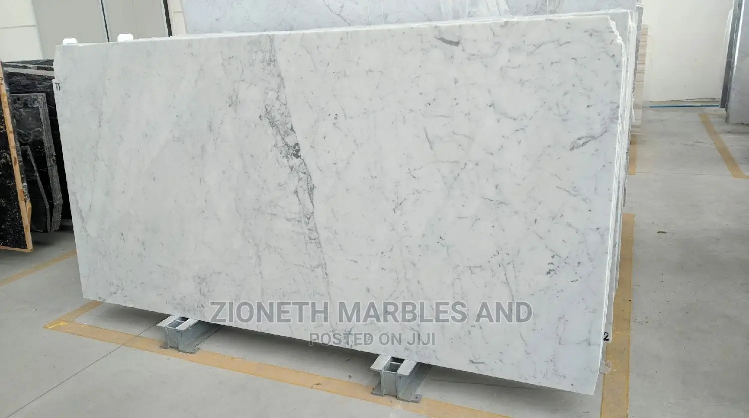 Italian Antonio White Marble Slab