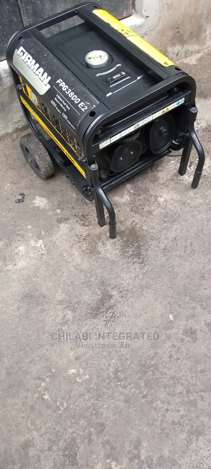 Fairly Used 2.8KVA SUMEC FIRMAN FPG3800E2 Copper Generator