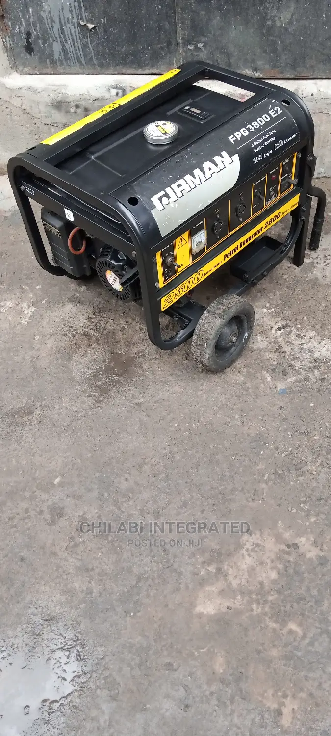 Fairly Used 2.8KVA SUMEC FIRMAN FPG3800E2 Copper Generator