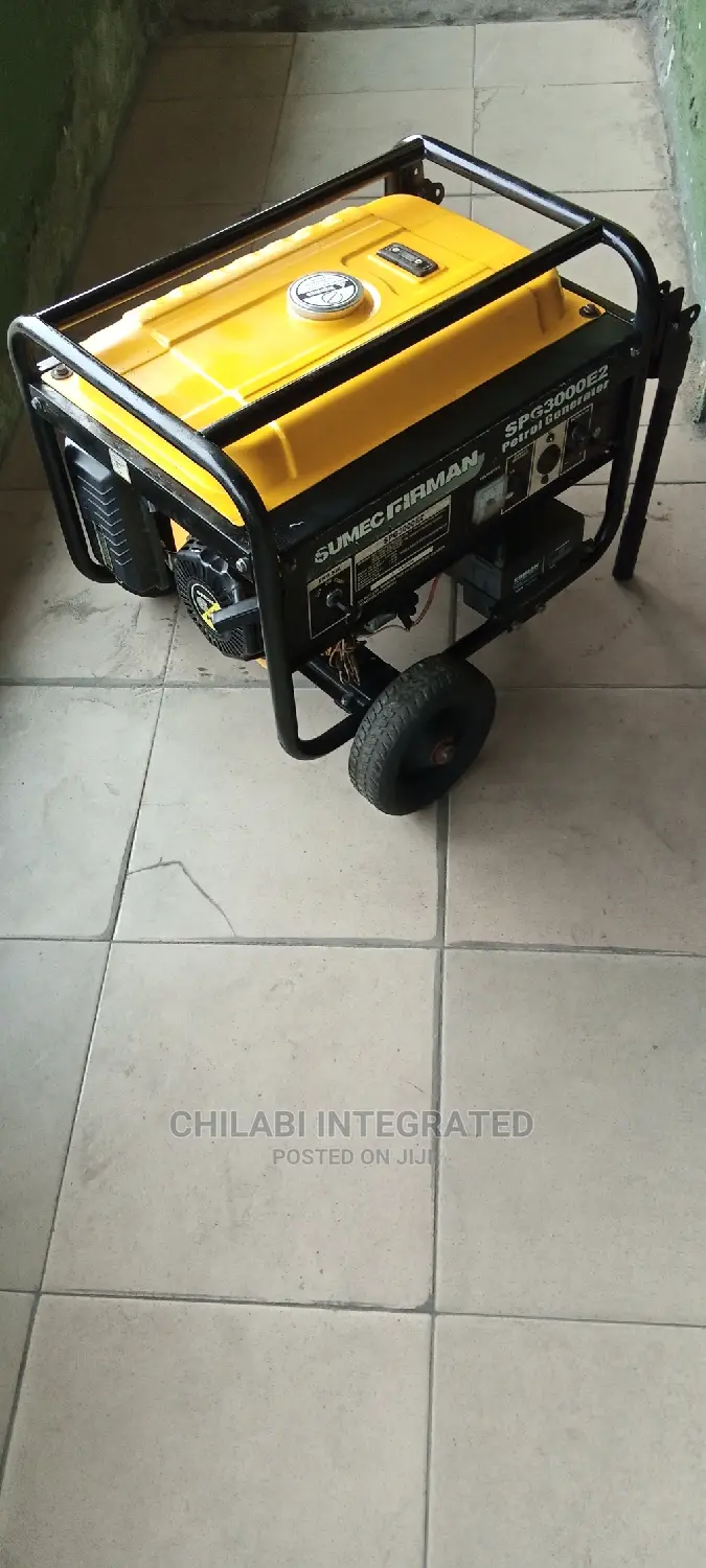 Fairly Used, 2.8KVA SUMEC FIRMAN SPG3000E2 Copper Generator