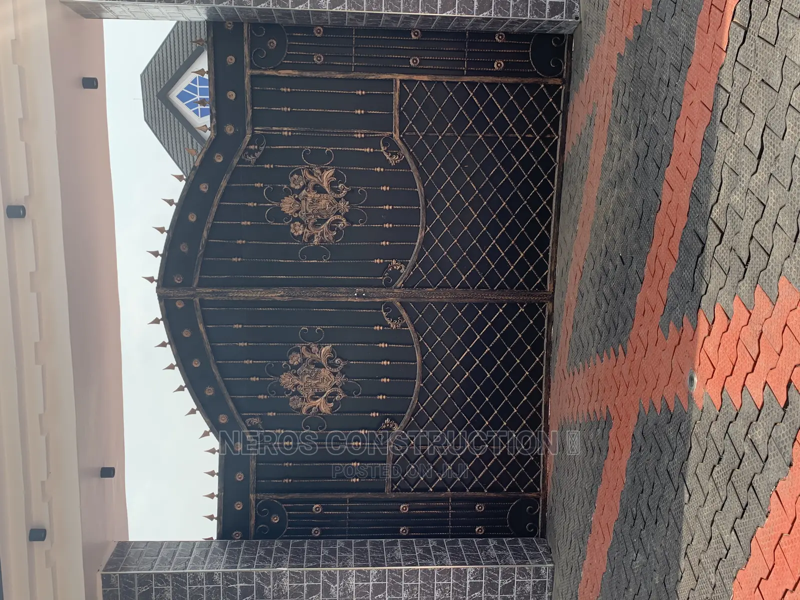 Wrought Iron Simple Gate