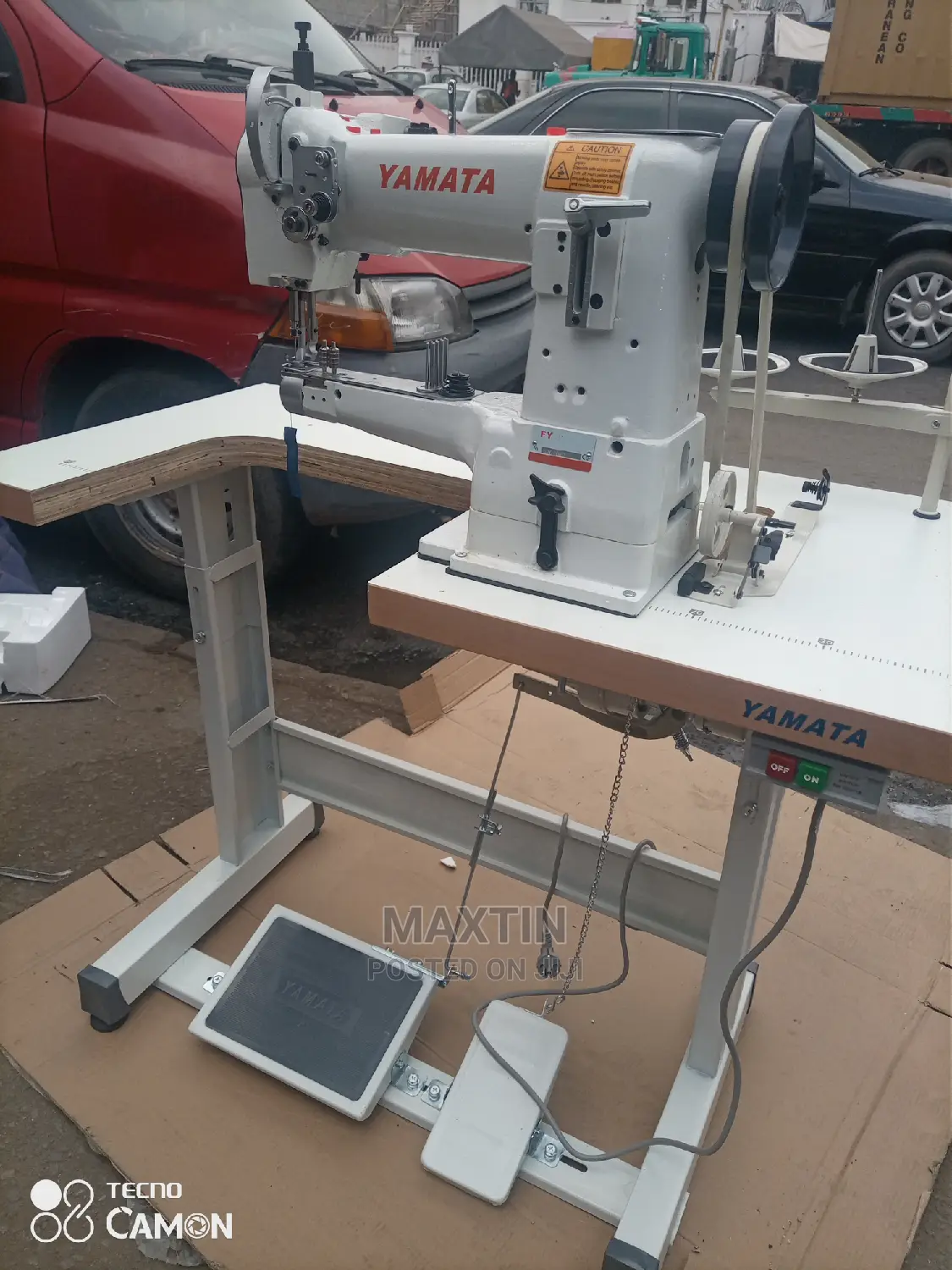 Yamata Cylinder Bed Industrial Leather Sewing Machine