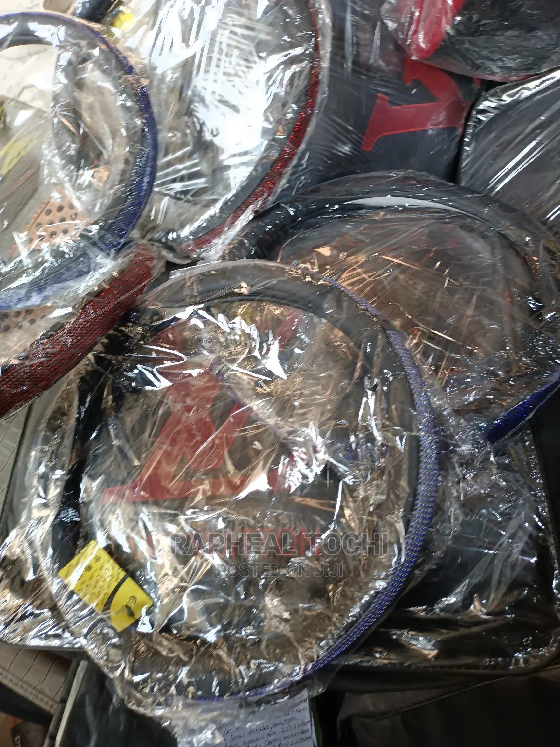 Leather and Diamond Steering Wheel Cover