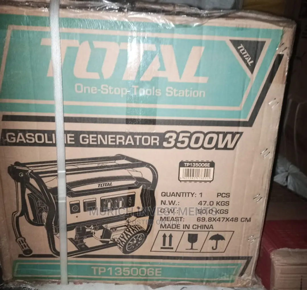 Total 3.5kva Key Start Full Copper Gasoline Generator.