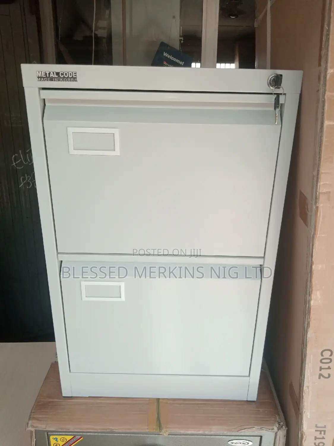 2 Drawers Filling Cabinet Metal