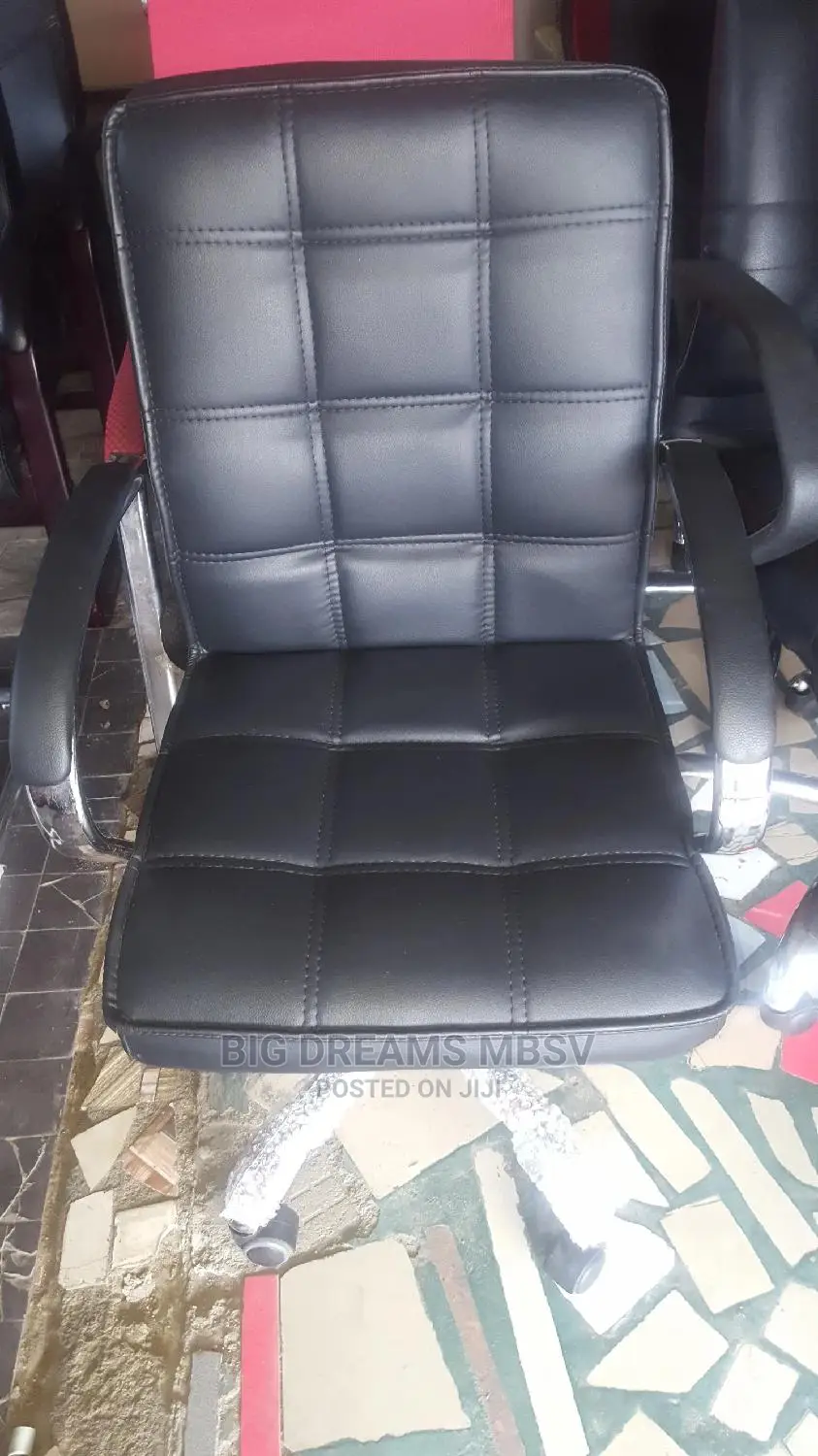 Embrace Leather Secretary Swivle Chair