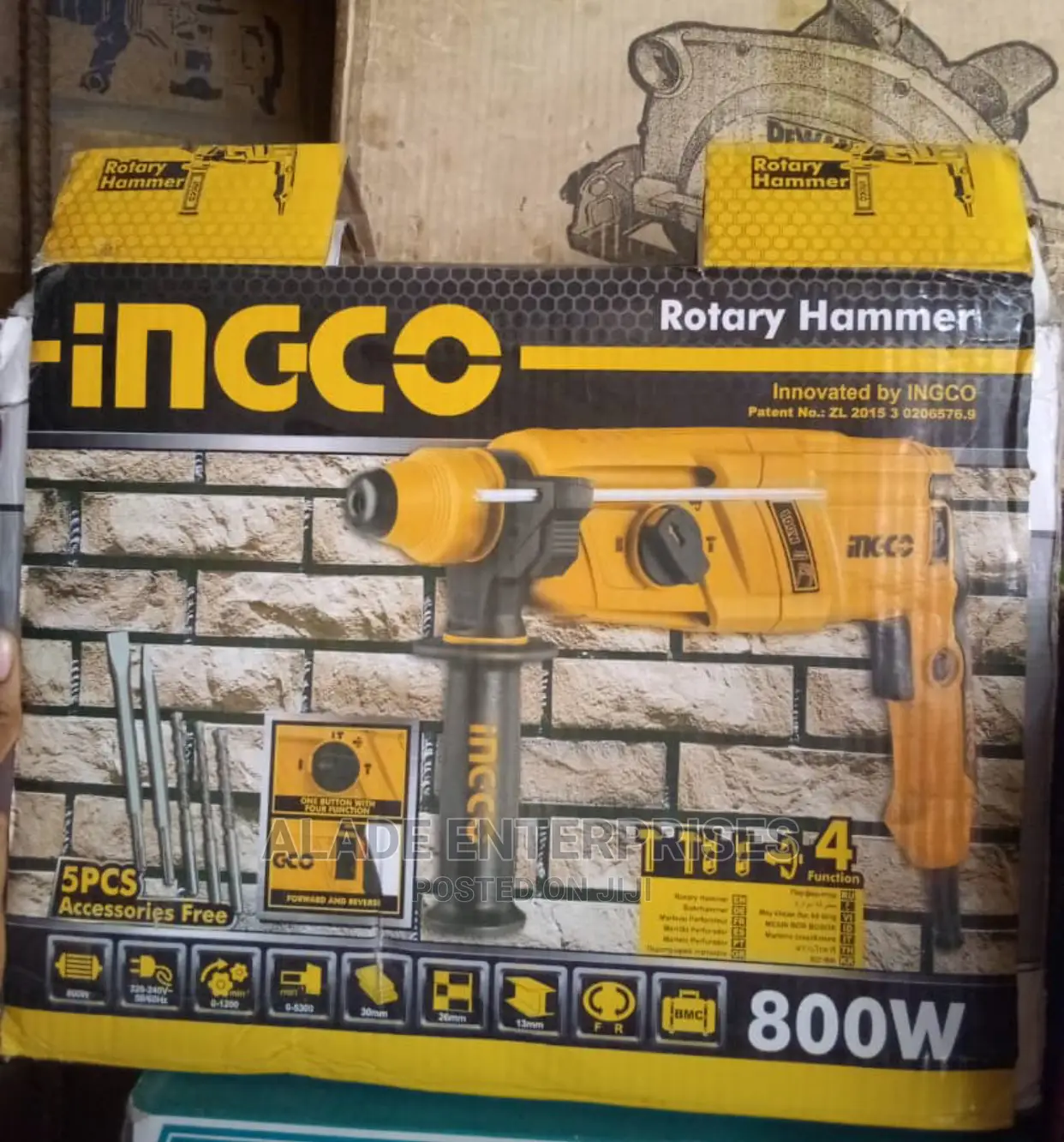 Ingco Rotary Hammer Drill 800w