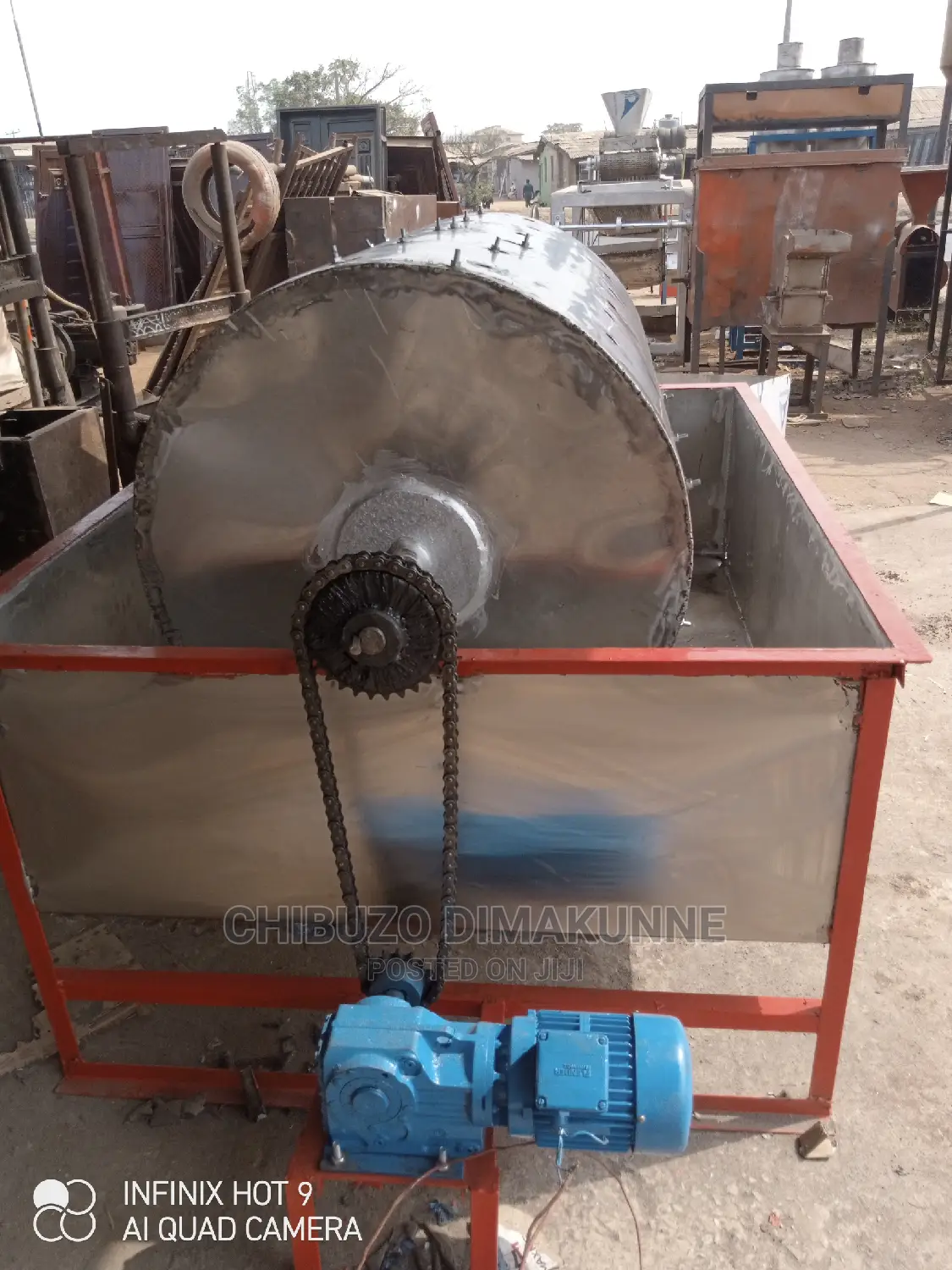 Electric Cassava Pealing Washing Machine