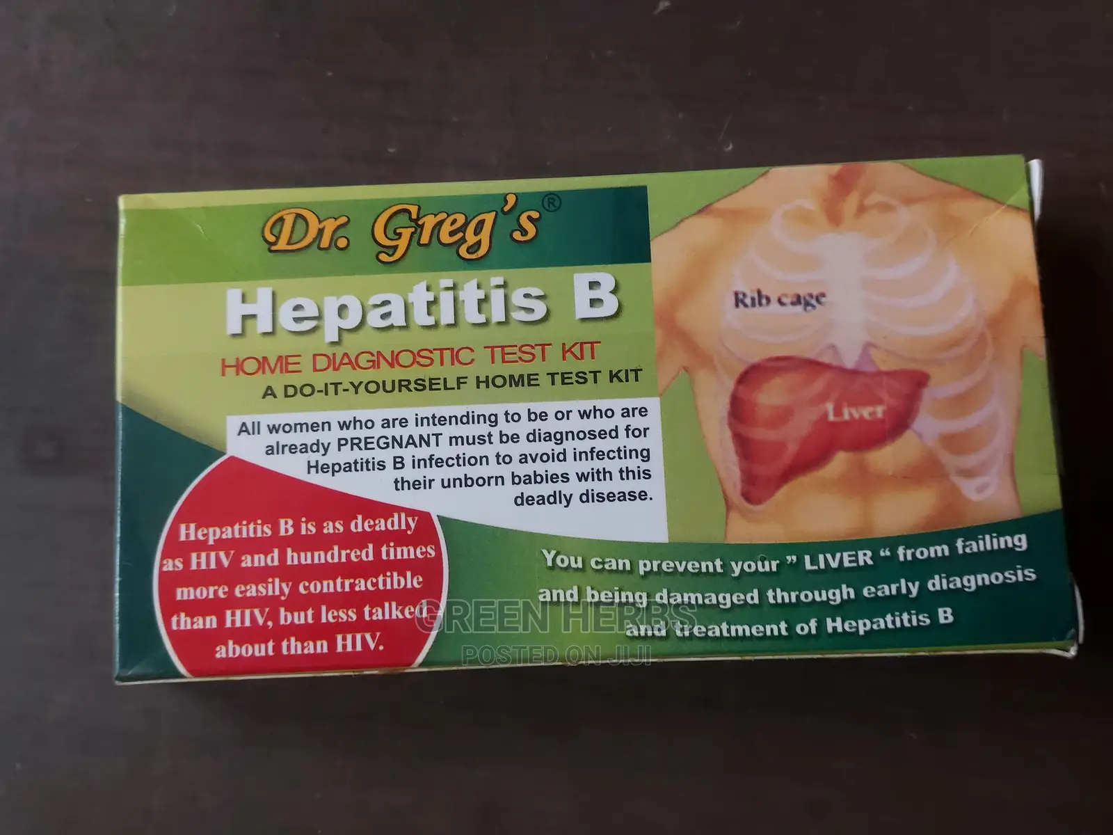 HIV/Aids and Hepatitis B Home Test Kit