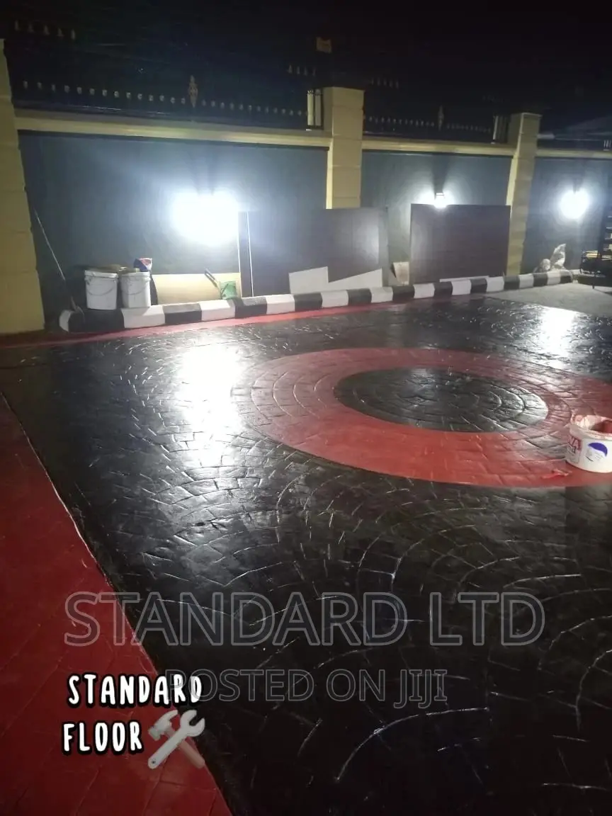 New Outdoor Stamping Floor