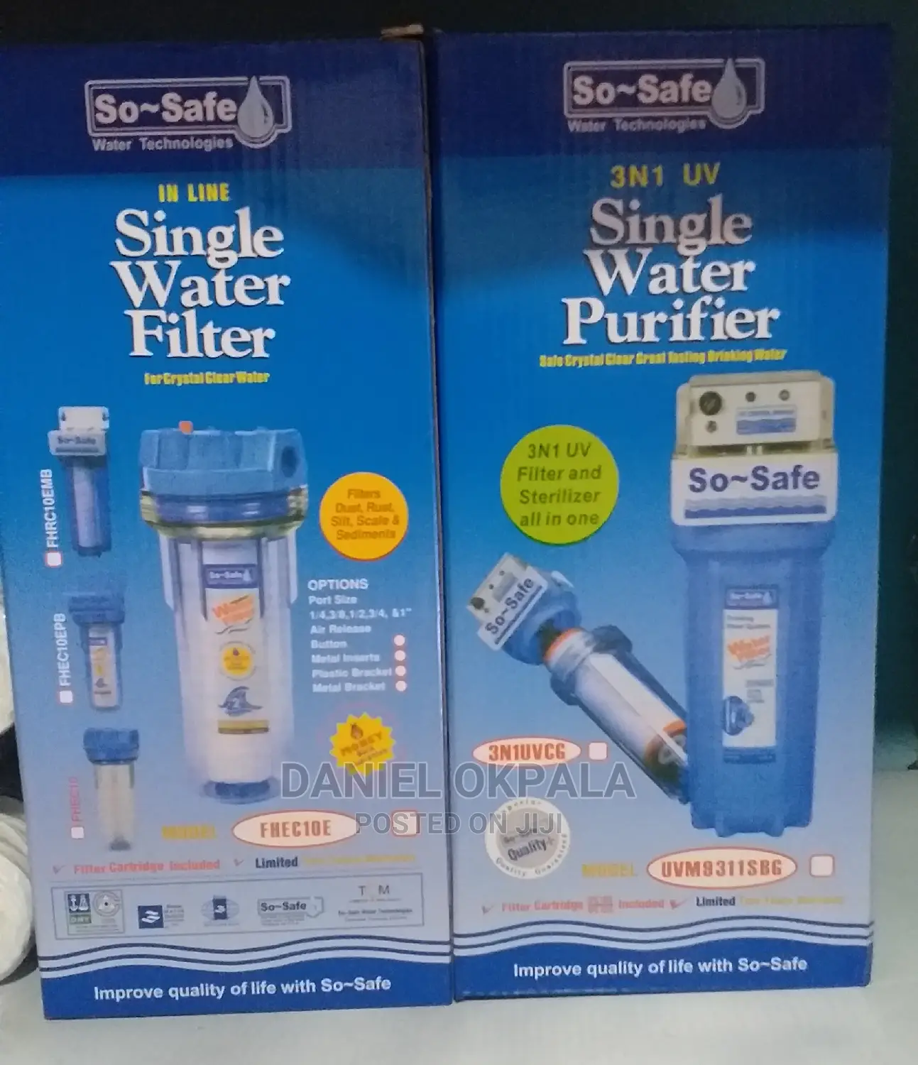 In Line Single Water Filter