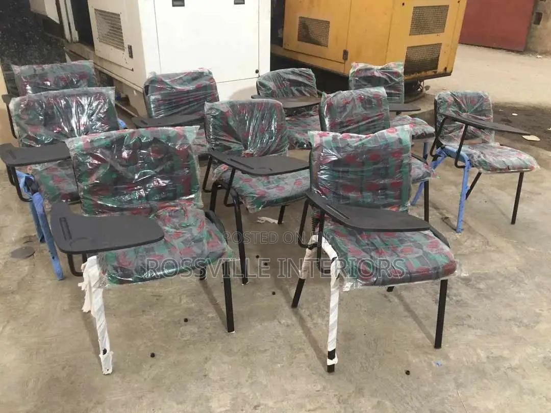 Affordable 4 Leg Training Chair With Writing Pads
