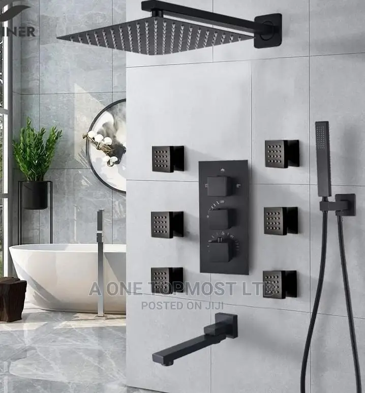 Conduit Black Shower